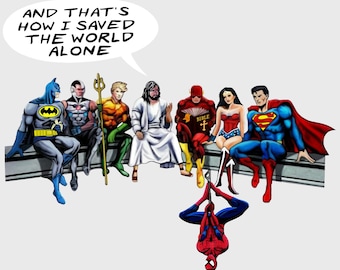 Jesús y los superhéroes: Así salvé el mundo. Camiseta divertida de Jesús y la religión.