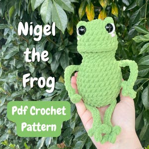 Nigel Grodan Virkmönster: Amigurumi PDF (digital nedladdning)