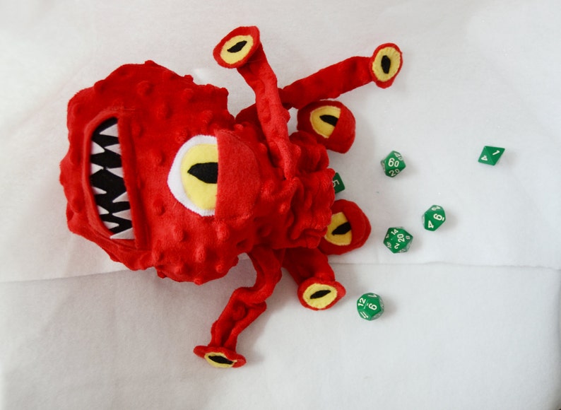 Beholder Dice Bag Dungeons and Dragons Plush dnd D20 | Etsy