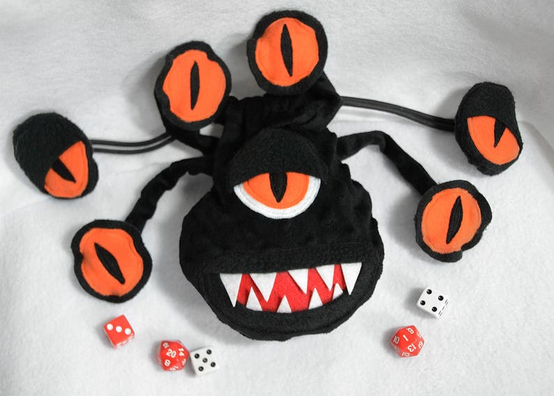 Beholder Dice Bag Dungeons and Dragons Plush Dnd D20 | Etsy