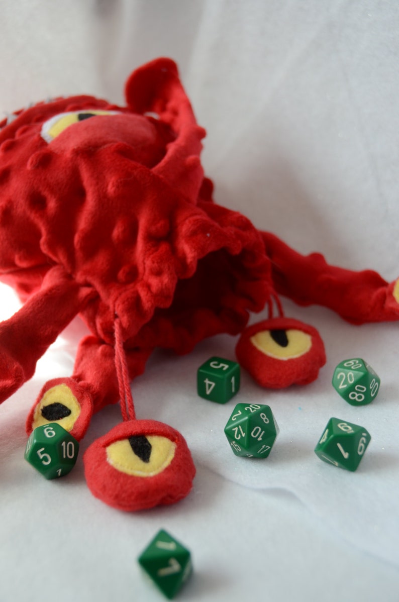 Beholder Dice Bag Dungeons and Dragons Plush dnd D20 | Etsy
