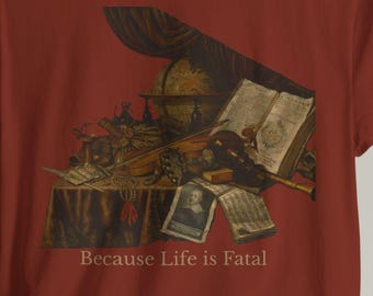 Memento Mori Shirt: Vanitas Still Life Art, Dark Academia Tee
