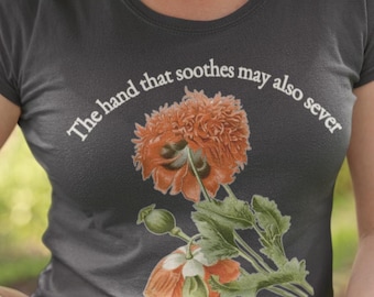 Opium Poppy Vintage Science Shirt: Deadly Lore Cotton Tee - Etsy