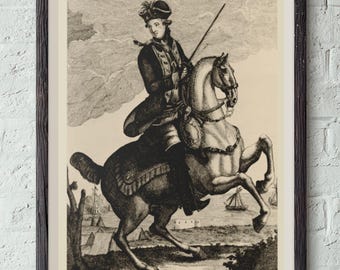 General Howe, Esqr. Printable Wall Art | Commander-in-Chief of British forces | Revolutionary War Portrait | Digital Download|
