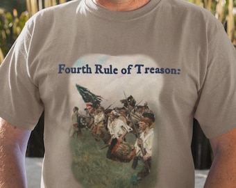 Battle of Brandywine 1777 - Howard Pyle Art Tee - Revolutionary War History Shirt - Fourth Rule of Treason Shirt