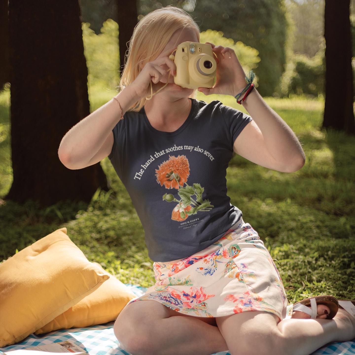 Opium Poppy Vintage Science Shirt: Deadly Lore Cotton Tee - Etsy