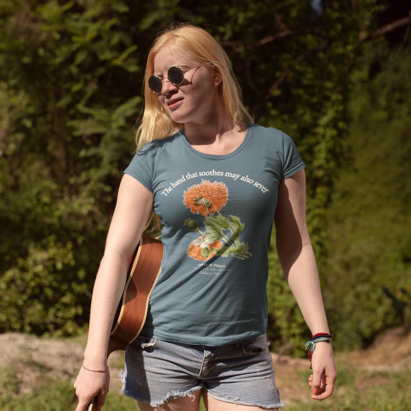 Opium Poppy Vintage Science Shirt: Deadly Lore Cotton Tee - Etsy