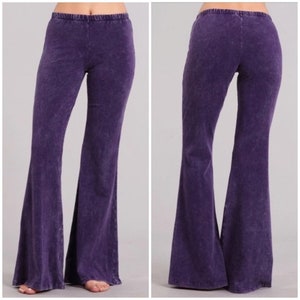 Flared Purple Pants 