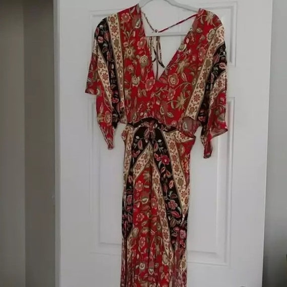 Casual kimono cheap maxi dress