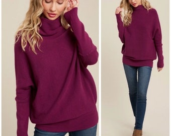 Plum Sweater - Etsy