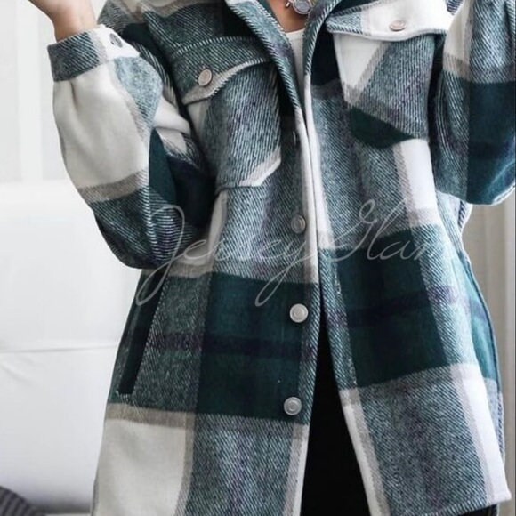 Plaid Flannel Jacket - Etsy