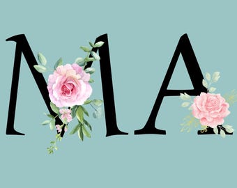 Floral Mother's Day Card – Spanish Quote, Turquoise Design (Digital Download)