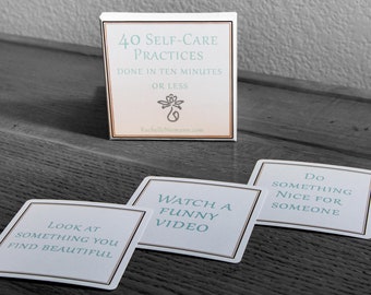 40 Self-Care Practices Card Deck