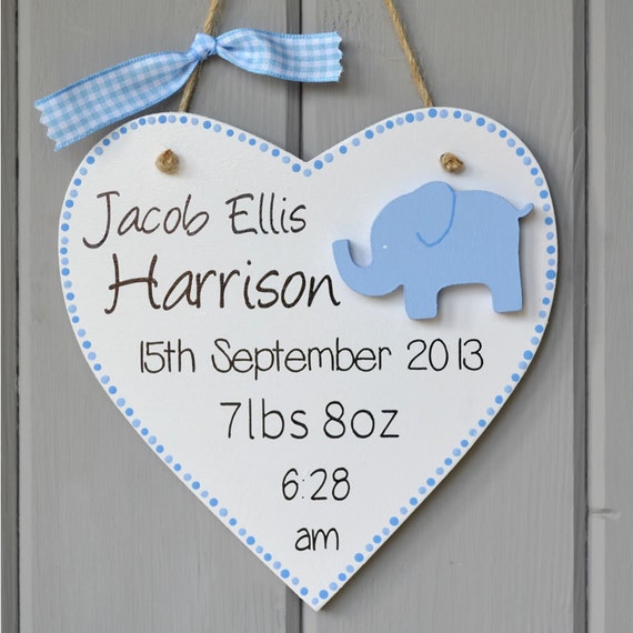 personalised new baby boy gifts