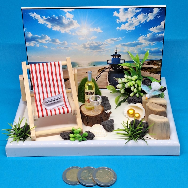 Stilvolle Geldgeschenk Urlaub Strand Bild