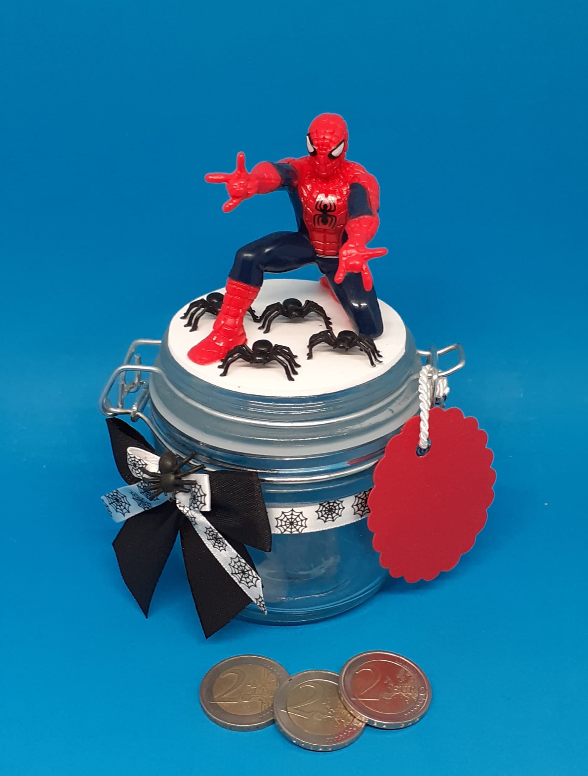 Cadeau d'argent tirelire avec Spiderman tirelire tirelire Gled