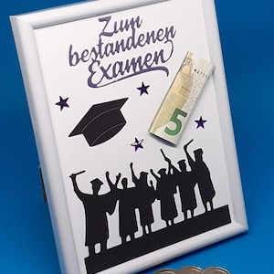 Geldgeschenk Abitur Examen Doktor Bachelor Master Geld verschenken Geld verpacken Geburtstagskarte Geschenkidee einzigartig originell