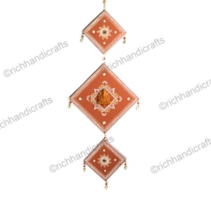 Indian Lord Ganesha Wooden Wall Art and Decor, Ganapati Elephant Modern Wall Hanging, Hindu Home Decoration, New Home Gift,Diwali Decor Gift
