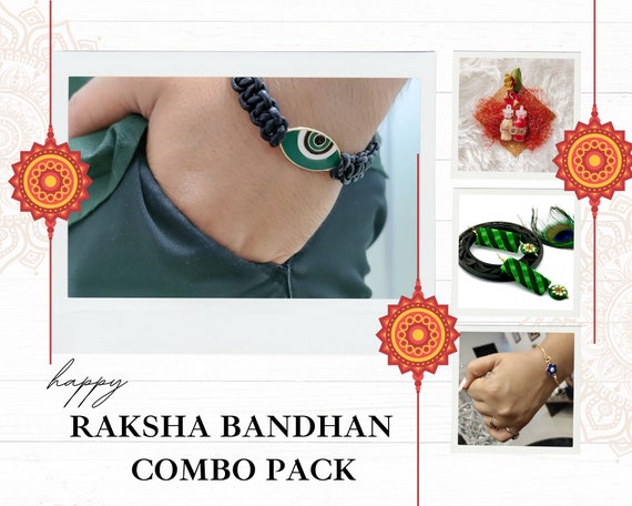 Buy SUBHKARIYA Rakhi pack of 1 Rakhi For Brother and Bhabhi Set/Premium  designer rakhi/ Bracelet Rakhi /Rakshabandhan Gift Card/Bhabhi Rakhi/ 1  /Pearls Rakhi/Rakhi For Brother Kids Online at Best Prices in India -