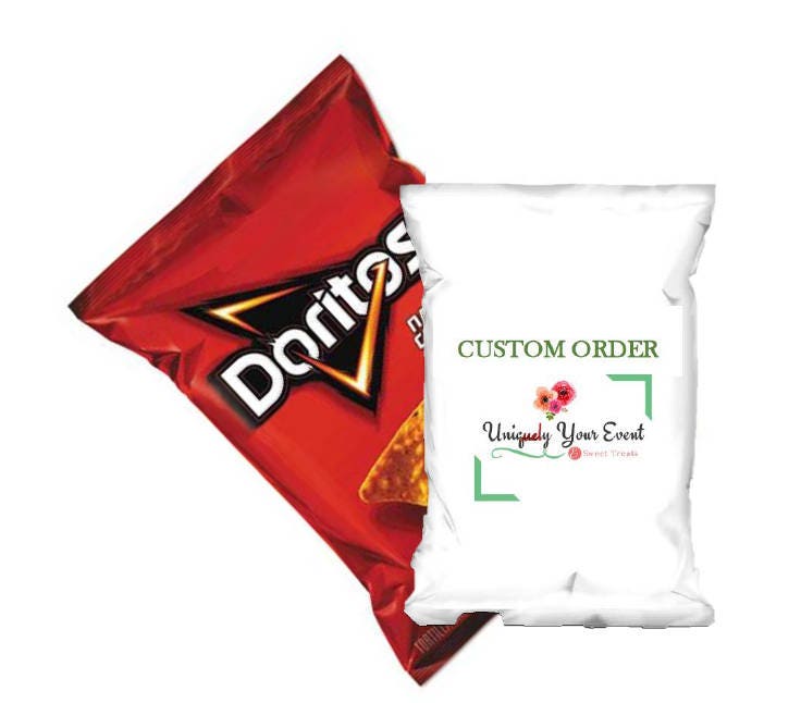 Custom and Personalized Dorito Bags You Decide Etsy