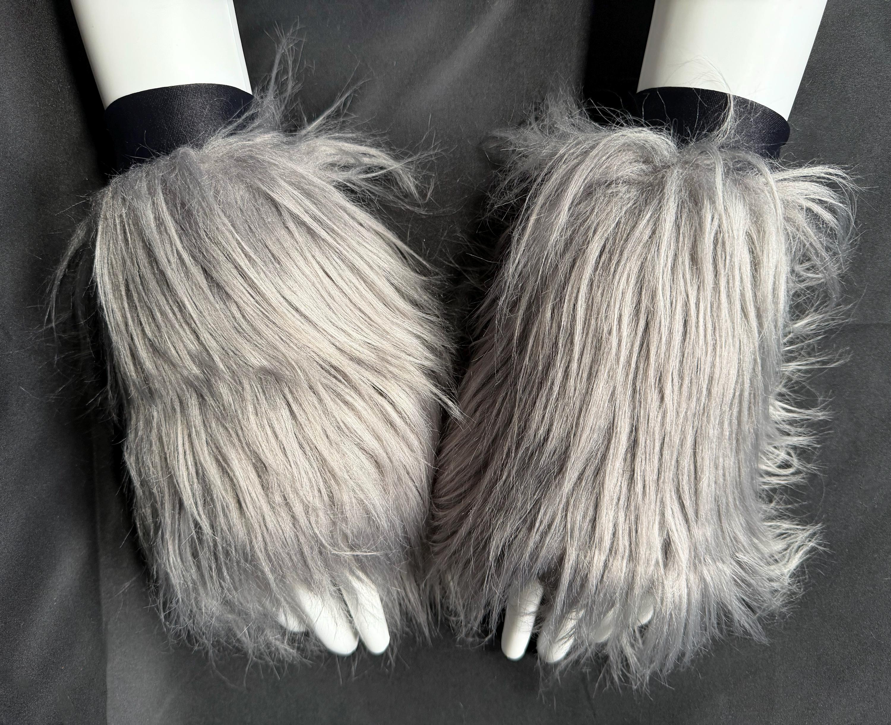 Faux Fur Long Arm Warmers - Etsy
