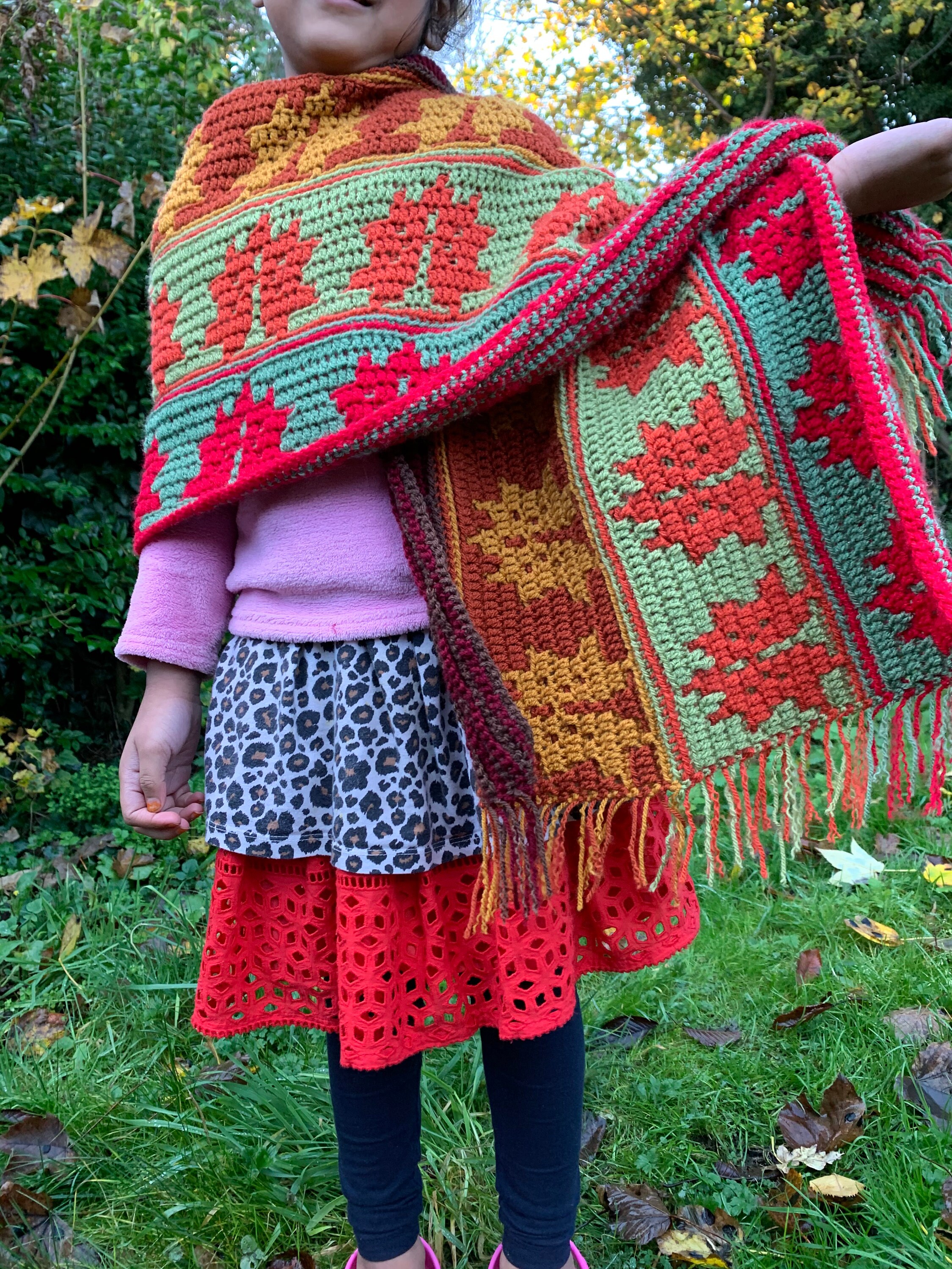 Mosaic Crochet Along Blanket CAL All the Colours of Autumn Etsy