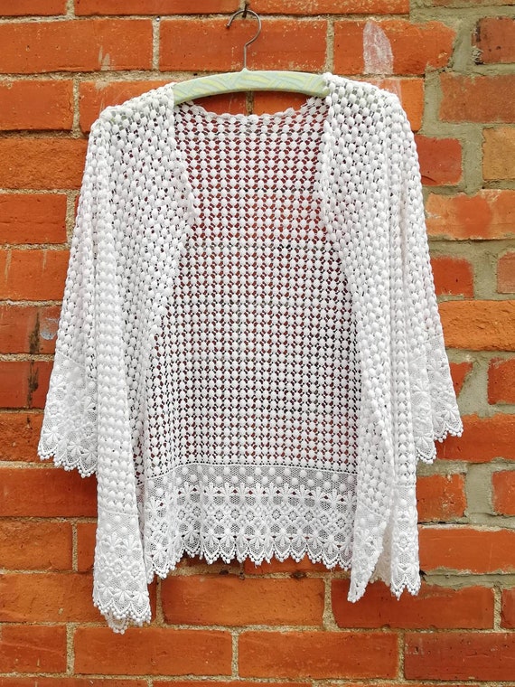 Edwardian White Chemical Lace Jacket
