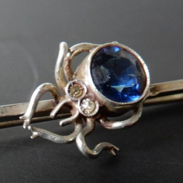 Art Deco Spider Bar Brooch Tie Pin