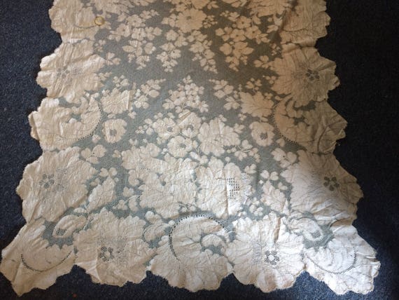 Antique Silk Lace Wrap
