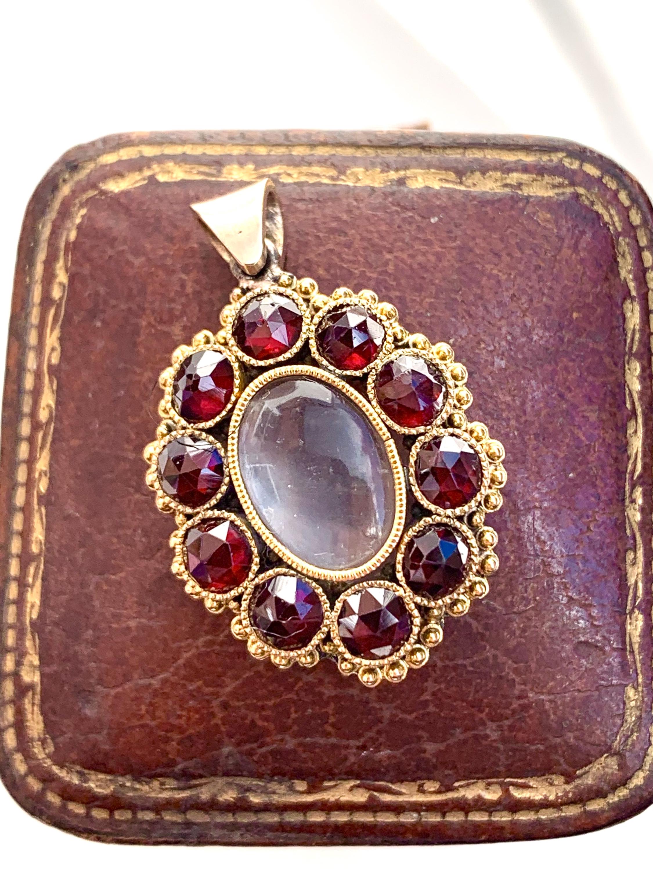 Georgian Garnet 18k - Etsy