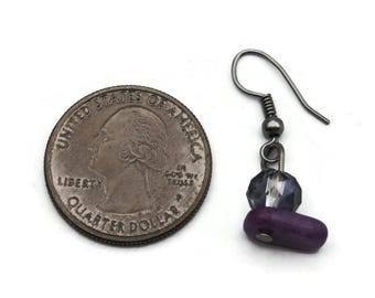 Boucles d'oreilles Pierre Violette