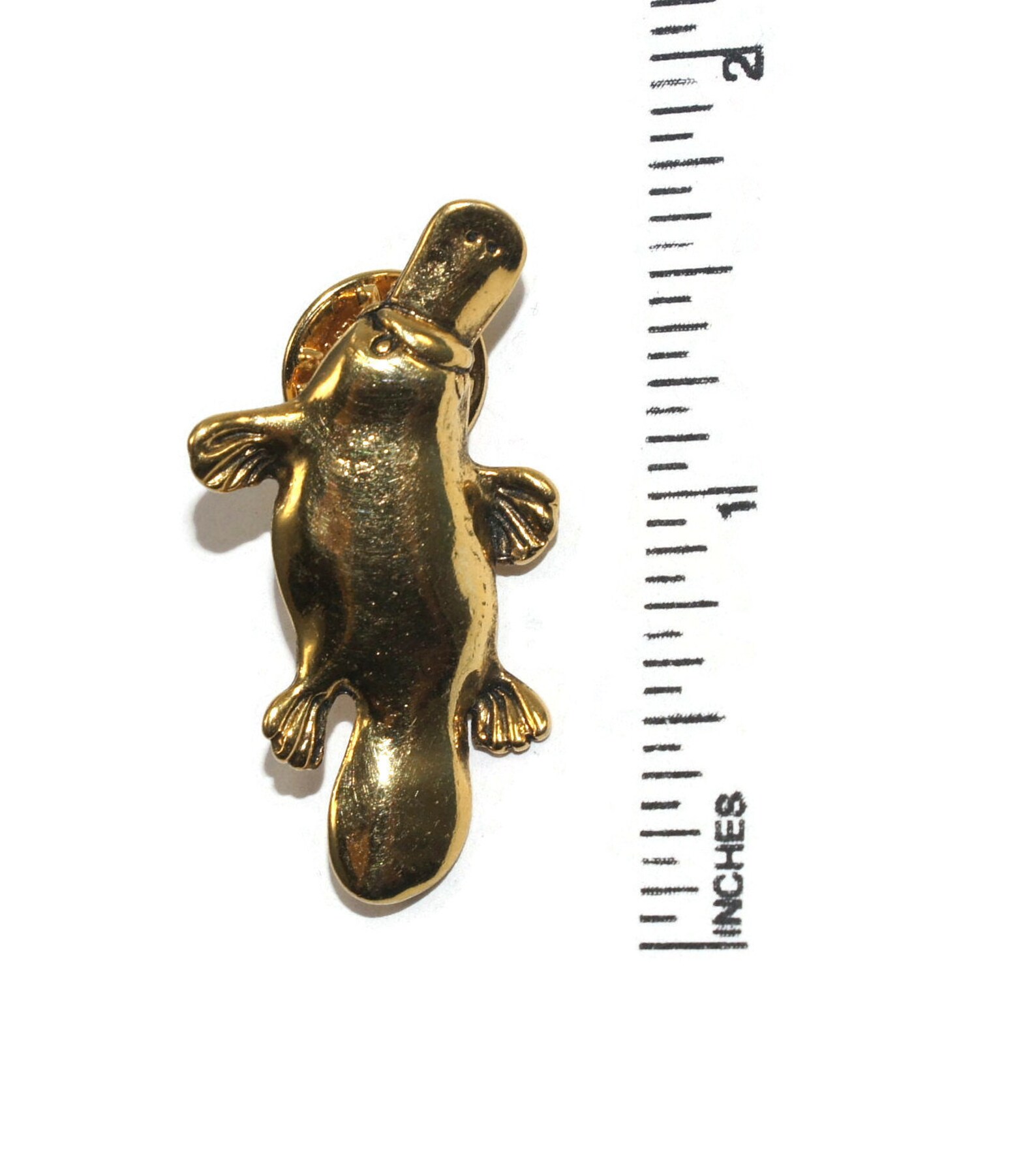 Vintage Gold Tone Platypus Brooch Pin Lapel Pin. | Etsy