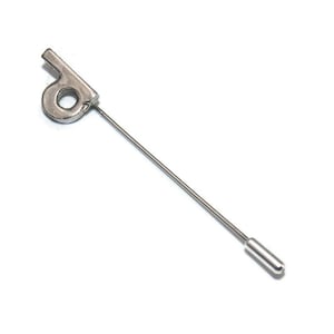 Vintage Silver Tone Letter &quot;d&quot; Stick Pin, Hat Pin.