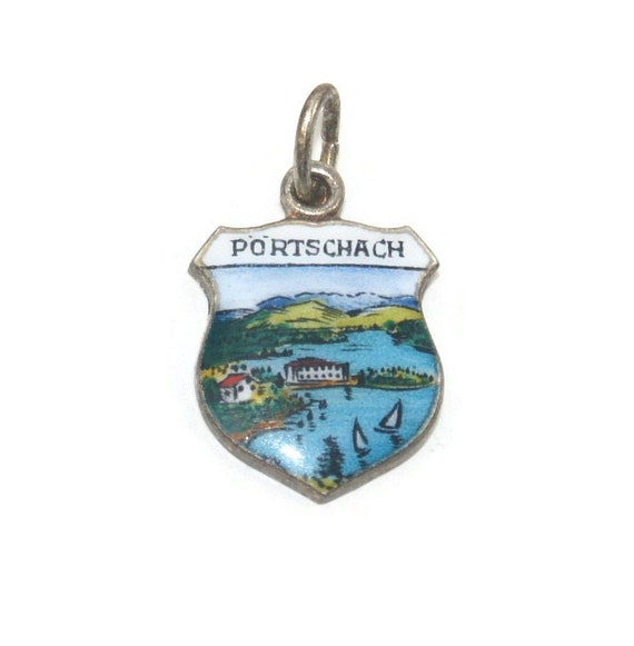 Vintage 900 Sterling Silver Enameled Pörtschach A… - image 4