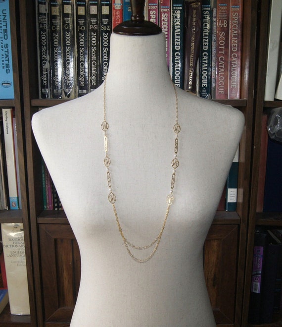 Vintage Gold Tone 33 Inch Chain 