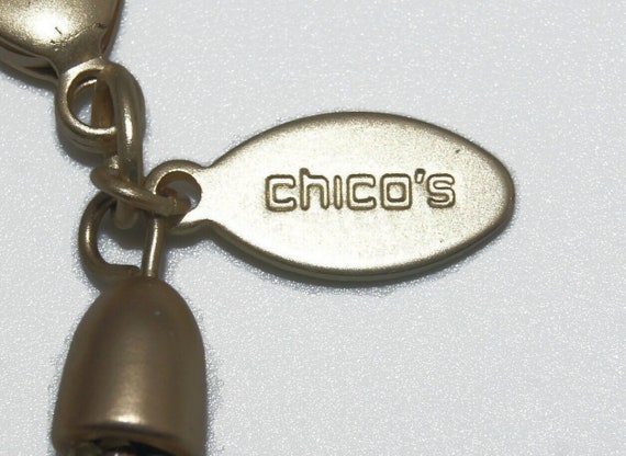 Chico’s Gold-Tone Keychain Charm with Lobster Clasp Red White & Blue Goldtone Parrot Bag Charm | Chico main image 3