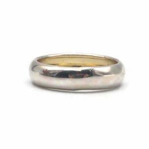 Sterling Silver Wedding Band, Vintage Size 6 1/2 Ring Band,  Marked 925, Gift for Her, Minimalist Style Daily Wear.