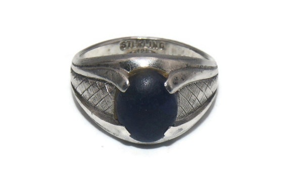 Vintage C and C Sterling Silver and Oval Sodalite… - image 1