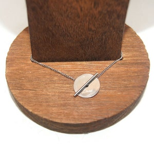 Vintage Silver Tone 6 to 8 Inch Adjustable Bracelet Engraved &quot;Loved&quot; with Toggle and Lobster Claw Clasp.