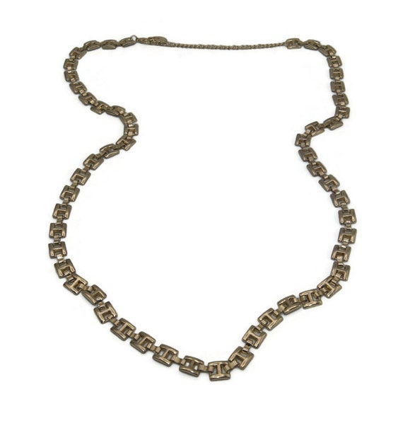 18kゴールドネックレス ロブスタークラスプ ヴィンテージ ゴールド トーンの 41 インチ リンク ネックレス