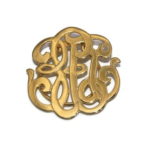 Vintage Gold Tone Dress Clip.