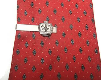 Vintage GM General Motors 25th Anniversary Suggestion Plan Service Award Tie Clasp, Clip.