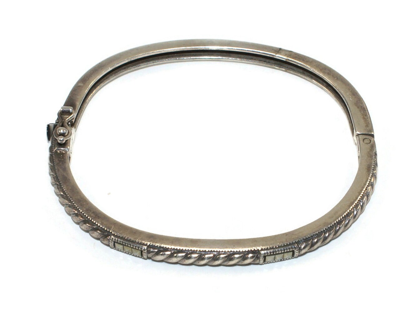Vintage Judith Jack Art Deco Style Sterling Silver and