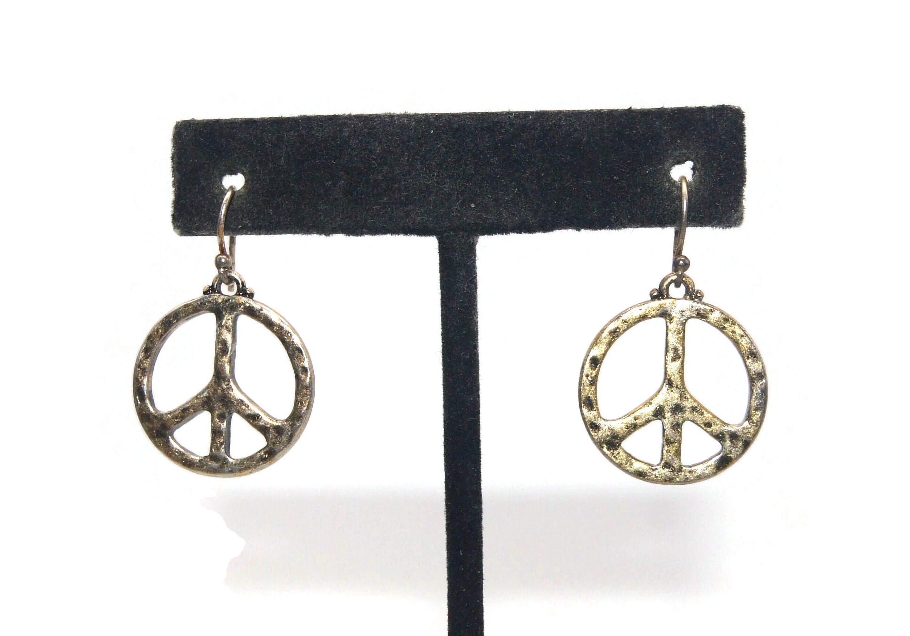 Orecchino a cerchio peace & love - OR797 – Spadarella Gioielli