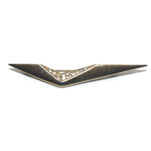 Vintage Park Lane Gold Tone and Clear Rhinestones Brooch. Park Lane Hallmark.
