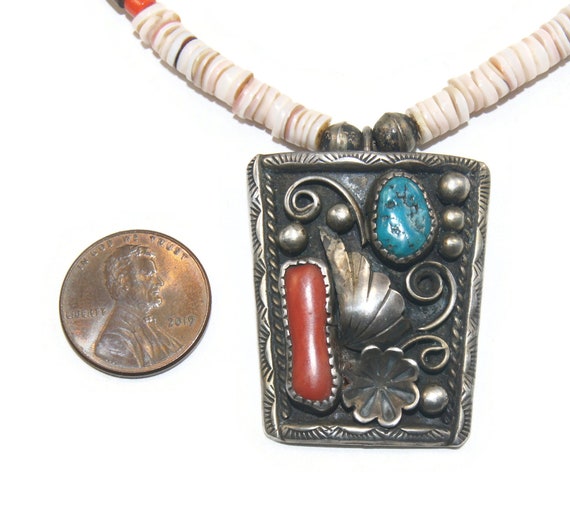 Vintage Early Navajo Native American Sterling Sil… - image 6