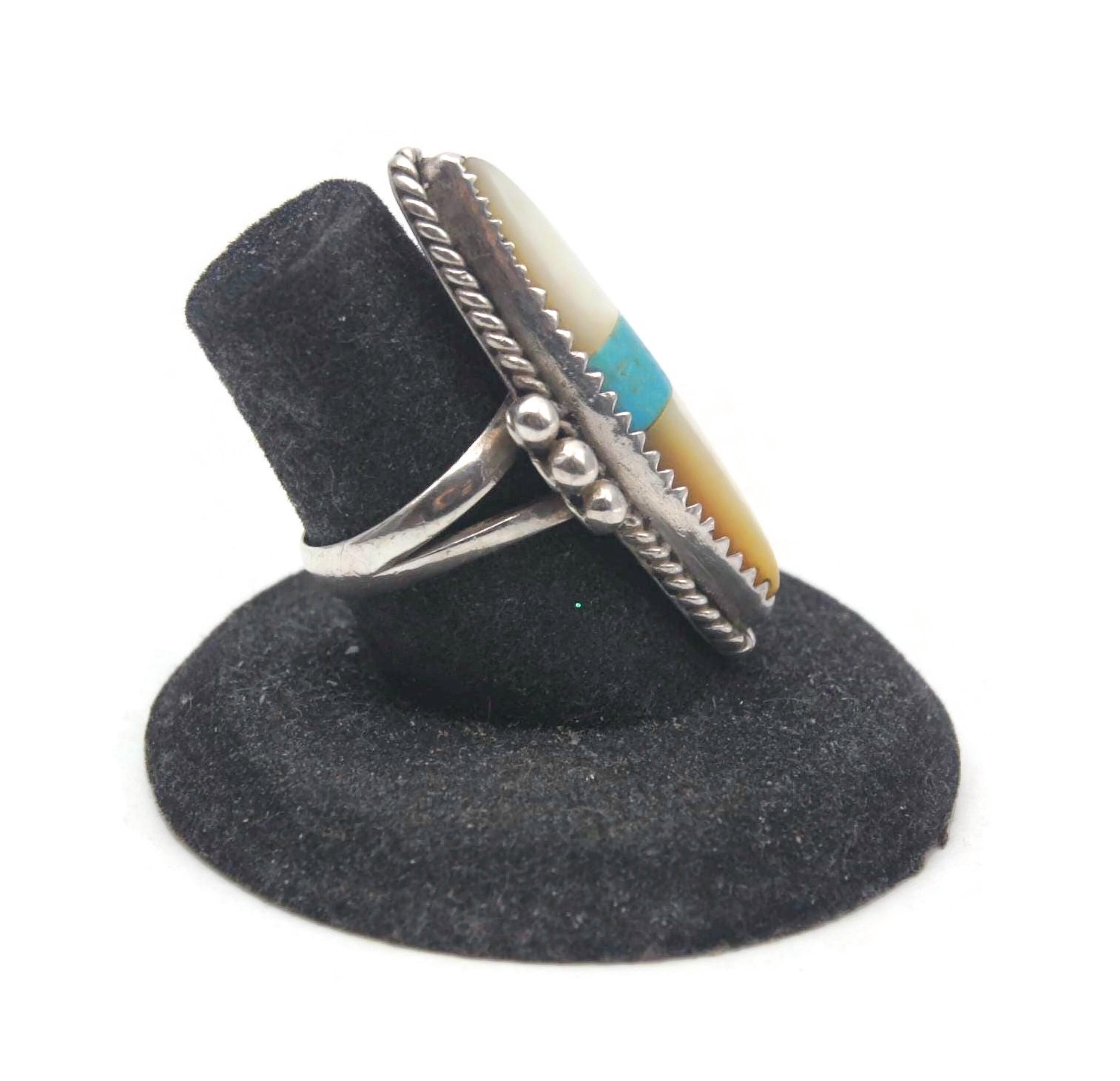 Vintage Native American Southwestern Style JT Sterling Silver 