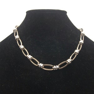 Vintage Coldwater Creek Gold Tone and Silver Tone 19 to 22 Inch Adjustable Necklace with Lobster Claw Clasp. Coldwater Creek Hallmark Tag.