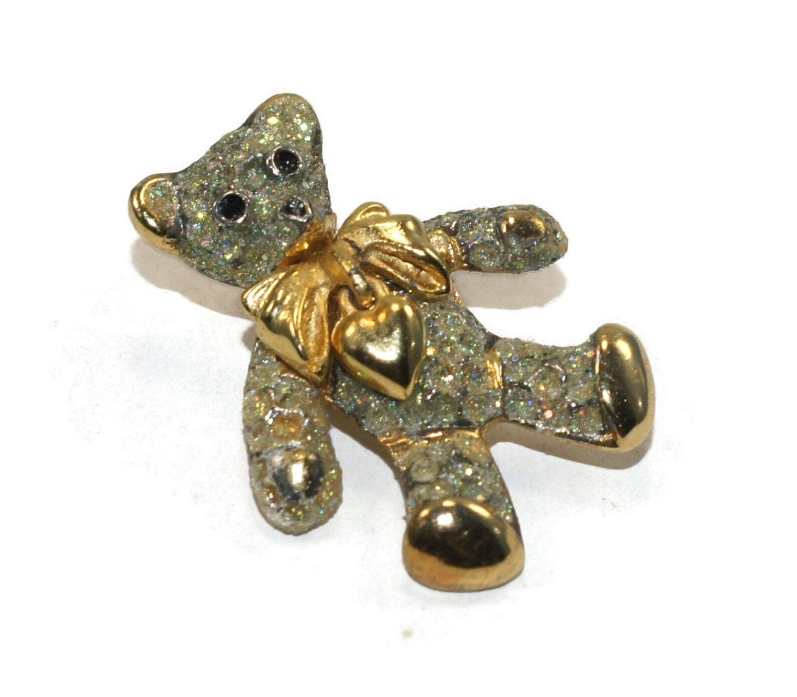 glitter teddy bear