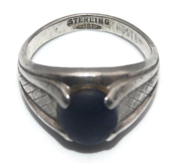 Vintage C and C Sterling Silver and Oval Sodalite… - image 7